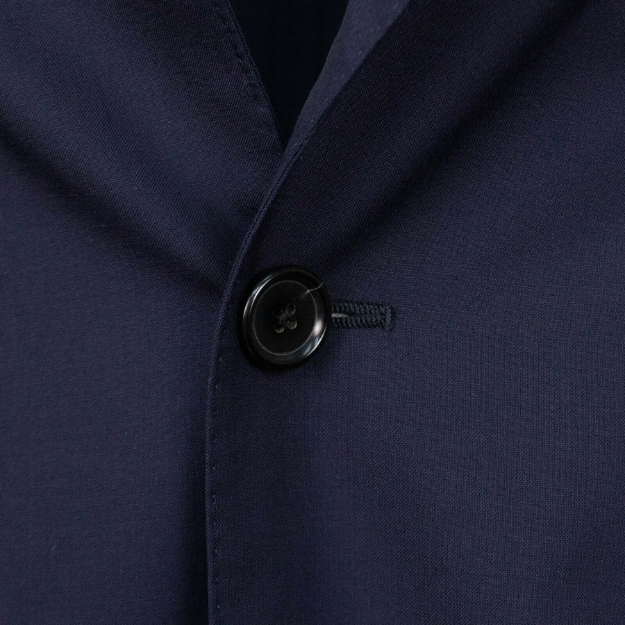 Drop 9 Wool 3 Roll 2 Button Sport Coat - Navy Blue