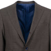 Drop 7 Wool 3 Roll 2 Button Solid Slim/Trim Fit Suit - Brown