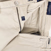 Beige Cotton Blend Pants