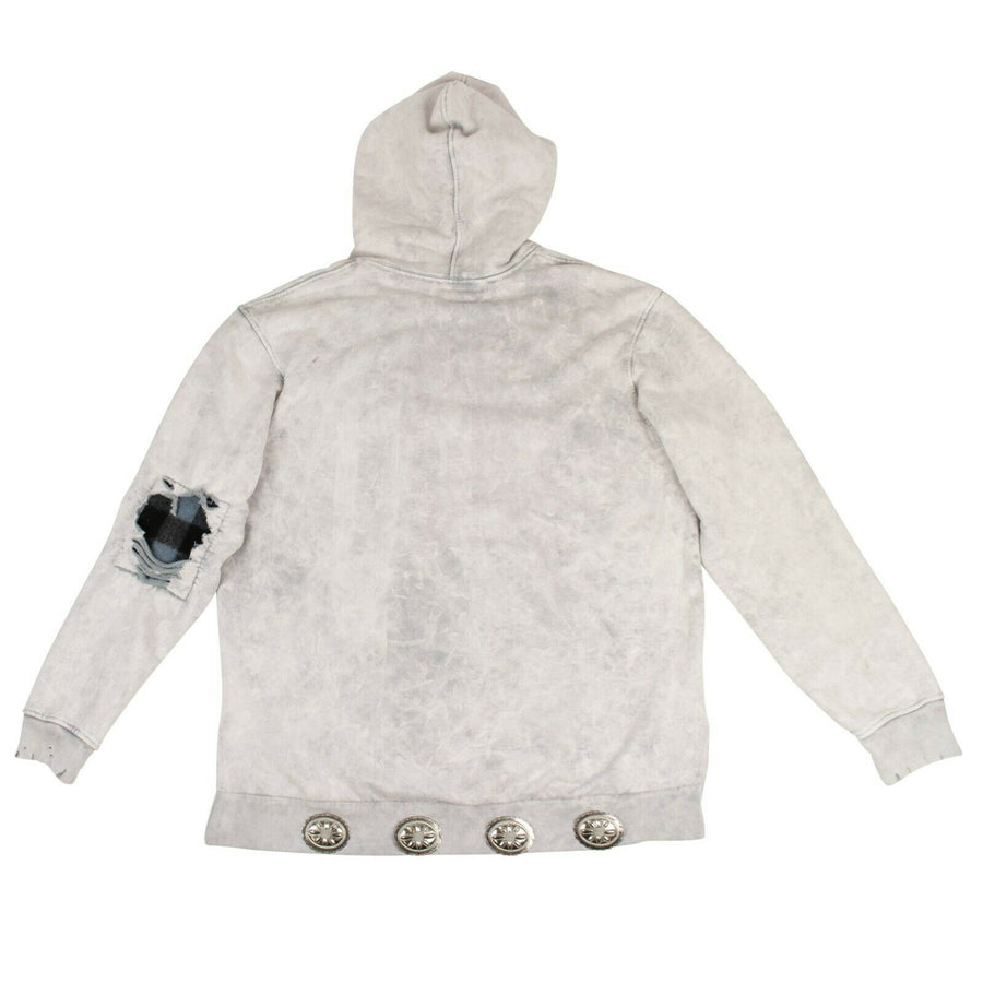 Perfect Trucker Pullover Hoodie - Acid Gray