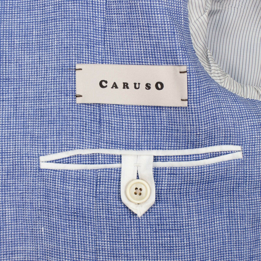 Drop 8 3 Roll 2 Button Linen Sport Coat - Blue