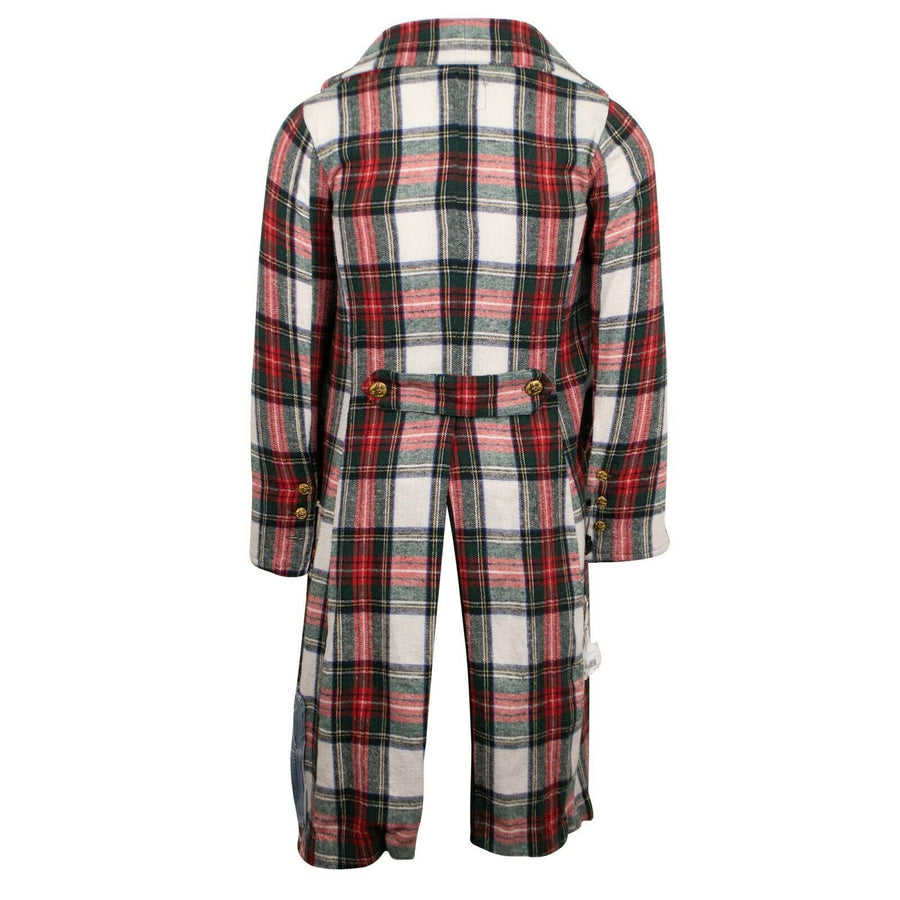 Highland Plaid Batman Revolutionary Jacket - Red