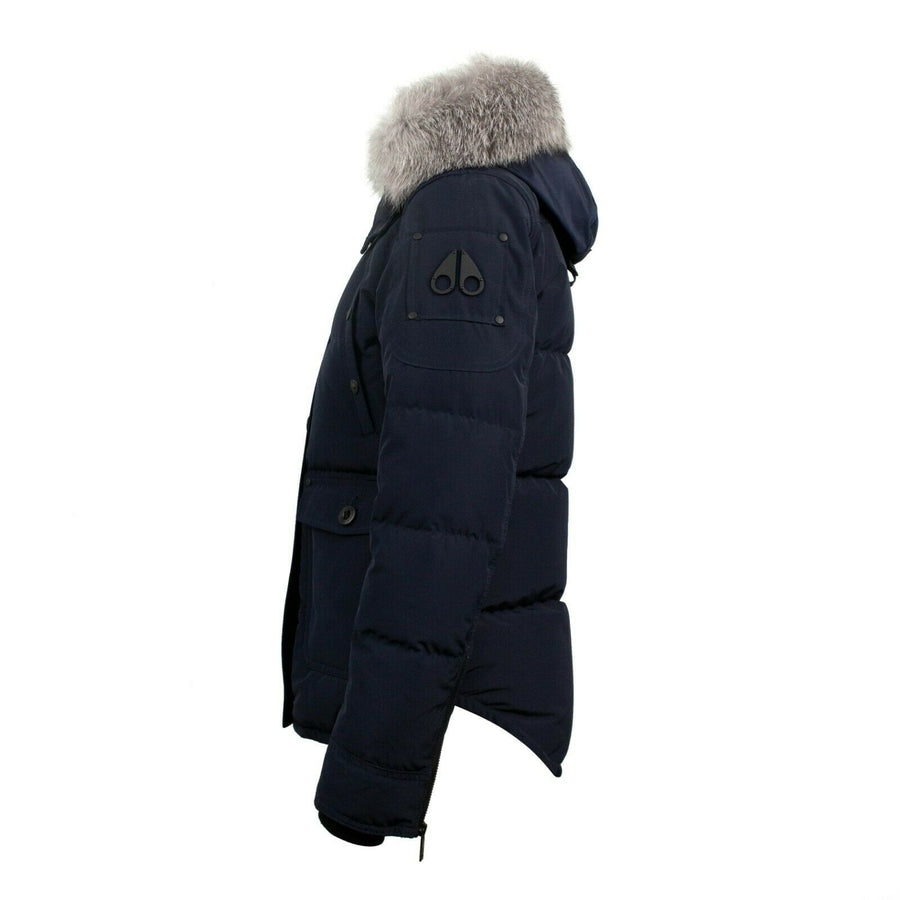 Women's 'Debaies' Down Puffer Jacket - Navy Blue