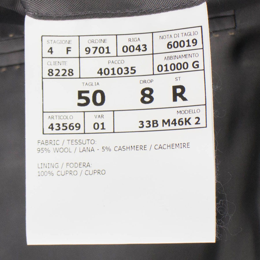 Glen Check Cashmere Blend Double-Breasted Suit - Gray