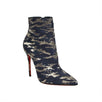 Camo 'So Kate' Ankle Boots - Blue