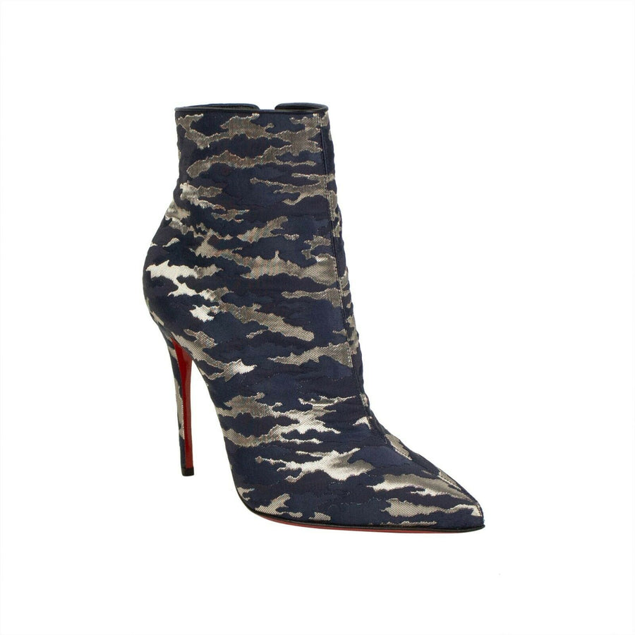 Camo 'So Kate' Ankle Boots - Blue