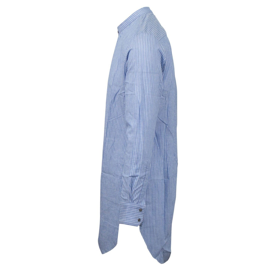 Malibu Mid Length Striped Shirt - Blue