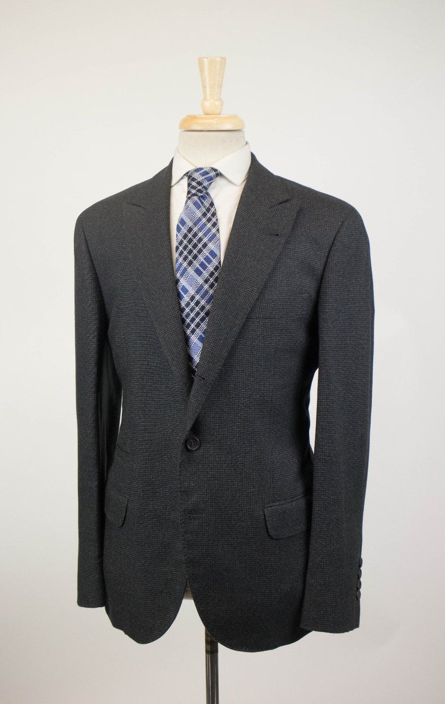 Cashmere 3/2 Button Sport Coat - Gray