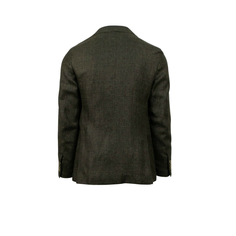 Drop 8 Linen Blend Two Button Sport Coat - Green