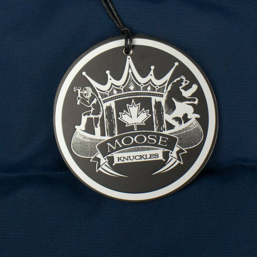 Women's '3Q' Short Hooded Down Coat - Jasper Blue