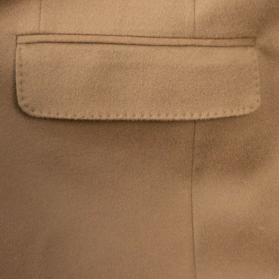 Drop 6 3 Roll 2 Button Wool Sport Coat - Camel