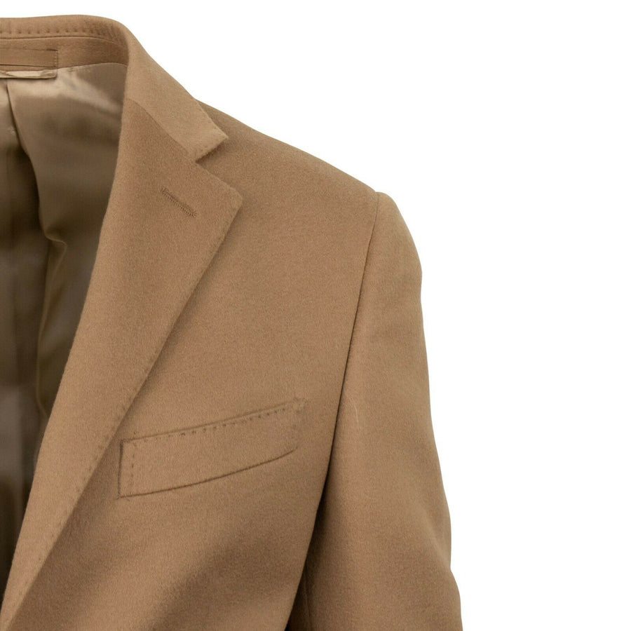 Drop 6 3 Roll 2 Button Wool Sport Coat - Camel