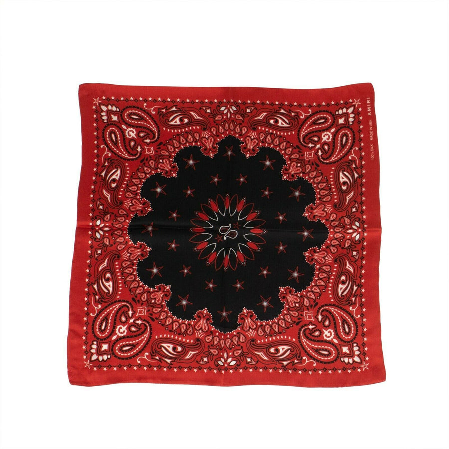 Bandana Scarf - Red And Black