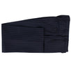 Drop 7 Striped Wool Blend Two Button Suit - Navy