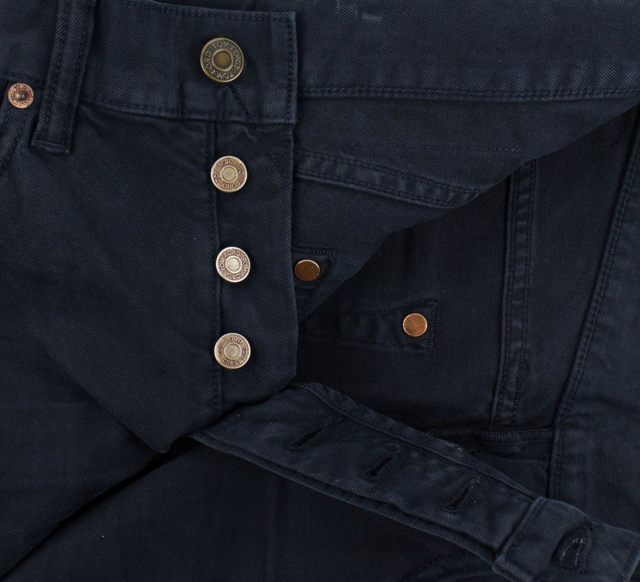 Denim Five Pocket Straight Leg TFD002 Jeans - Navy