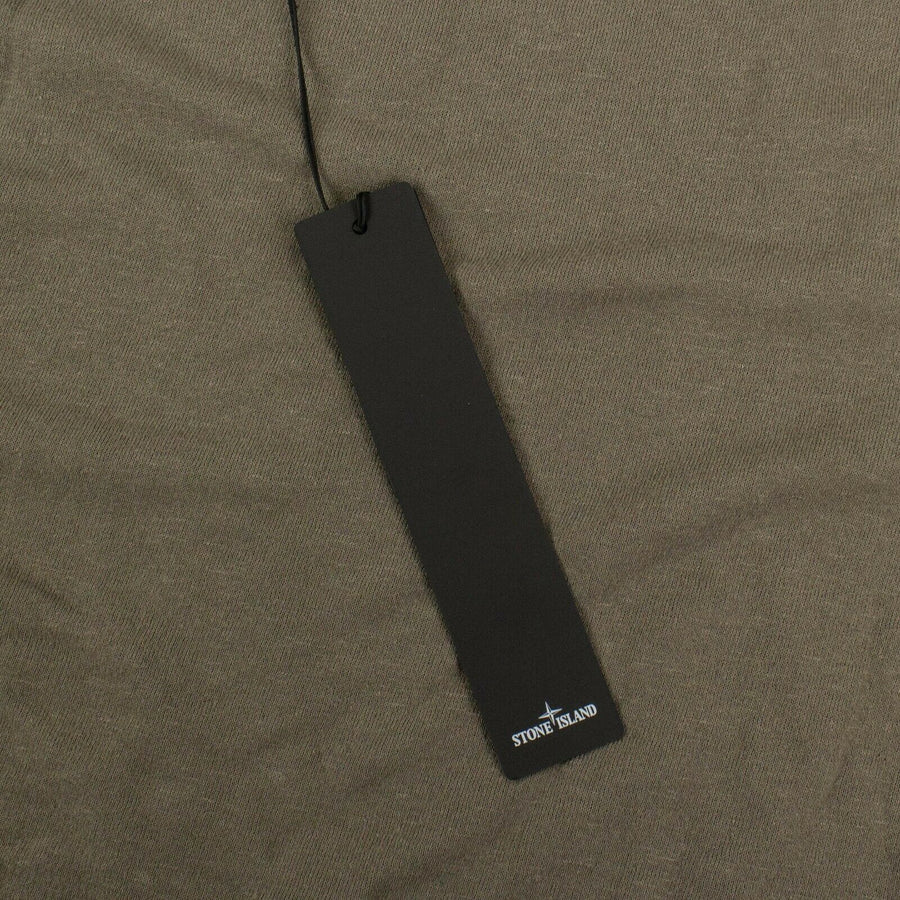 Graphic Logo Patch Hooded Sweatshirt - Army Green