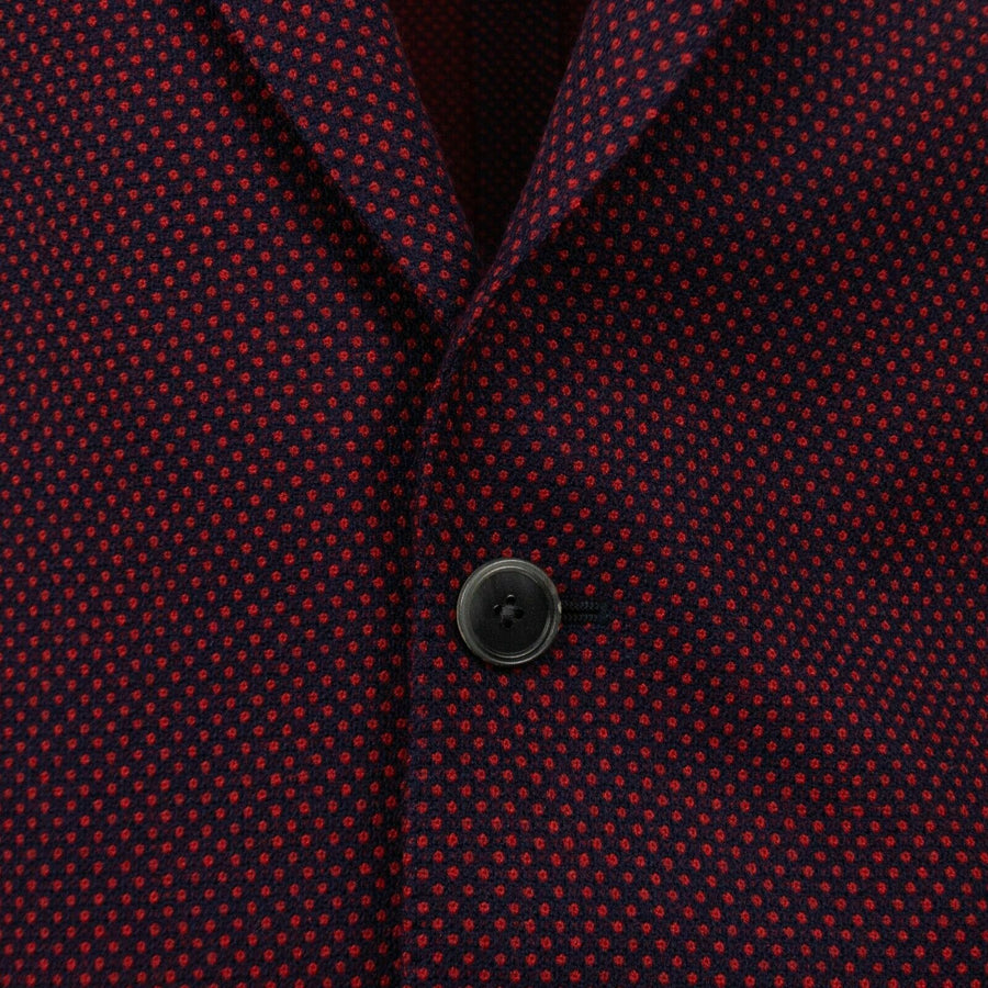 Drop 10 Wool Two Button Sport Coat - Maroon