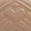 Leather GG Marmont Matelassé Leather Belt Bag - Beige