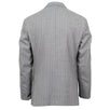 Drop 7 Striped Wool Double Breasted Slim/Trim Fit Suit - Gray