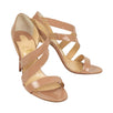 World Copine Patent Strappy 100mm Pumps - Nude