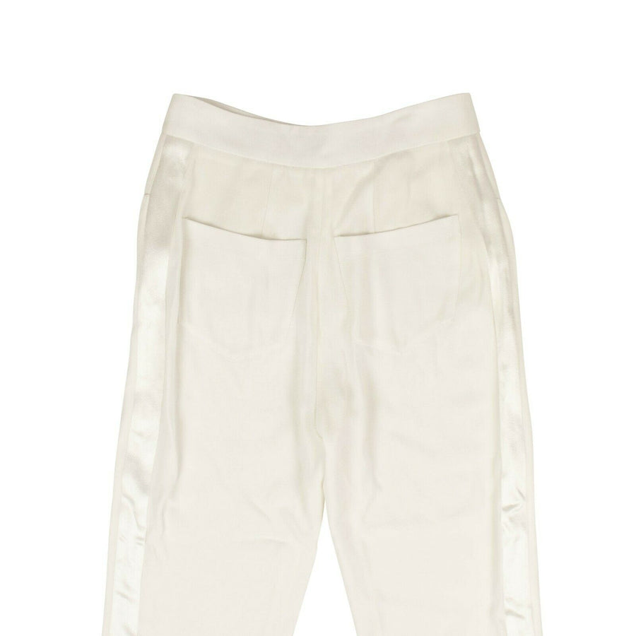 High Rise Woven Pants - Ivory