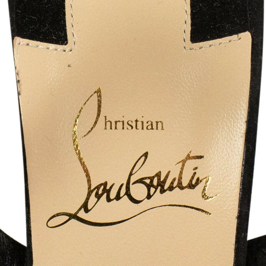 Suede 'Araborda' 100 mm Pumps - Black