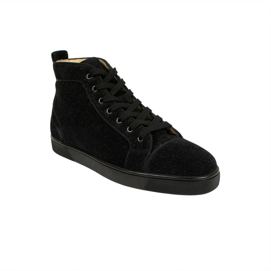 Men's Suede Orlato Hi-Top Sneakers - Black