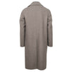 Wool Double Breasted Overcoat - Light Brown