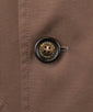 BRUNELLO CUCINELLI Brown Cotton-Silk Peacoat Jacket