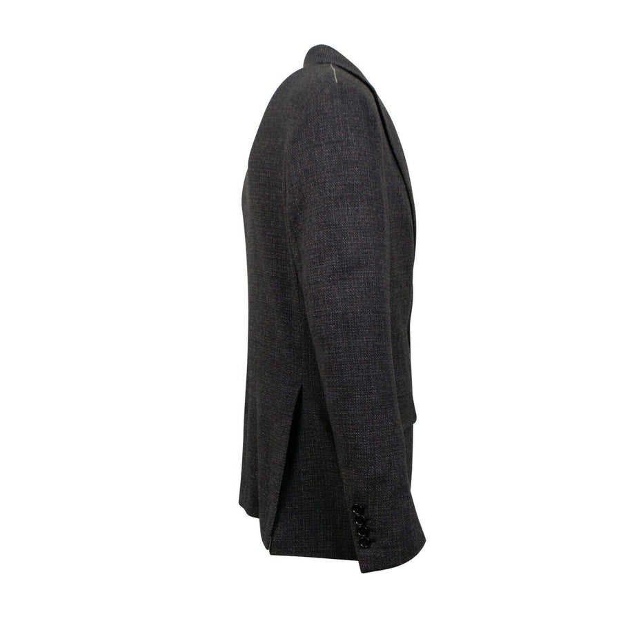 Drop 8 3 Roll 2 Button Wool Sport Coat - Dark Purple