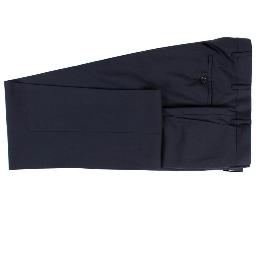 Drop 6 Wool Two Button Suit - Navy Blue