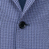 Drop 7 Check Cotton 2 Button Sport Coat - Blue