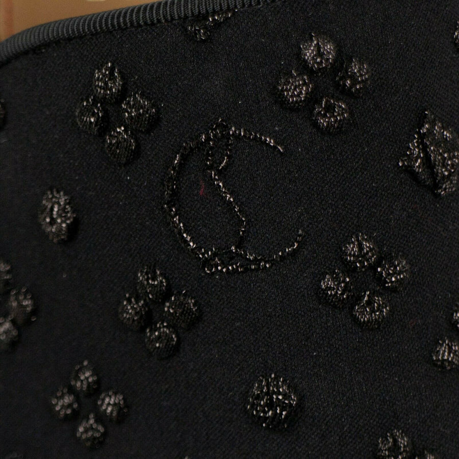 Rollerboy Jacquard Brocade Wholecut Venetian Loafers - Black