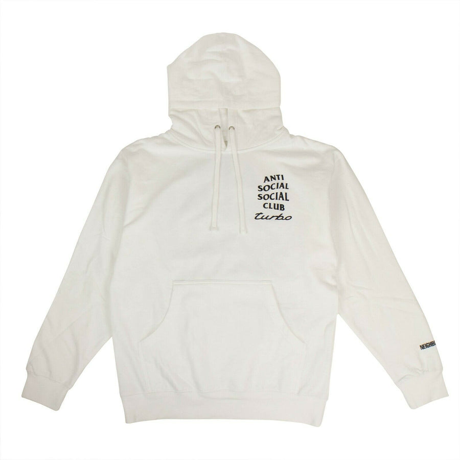 'Turbo' ASSC Logo Hooded Sweatshirt - White