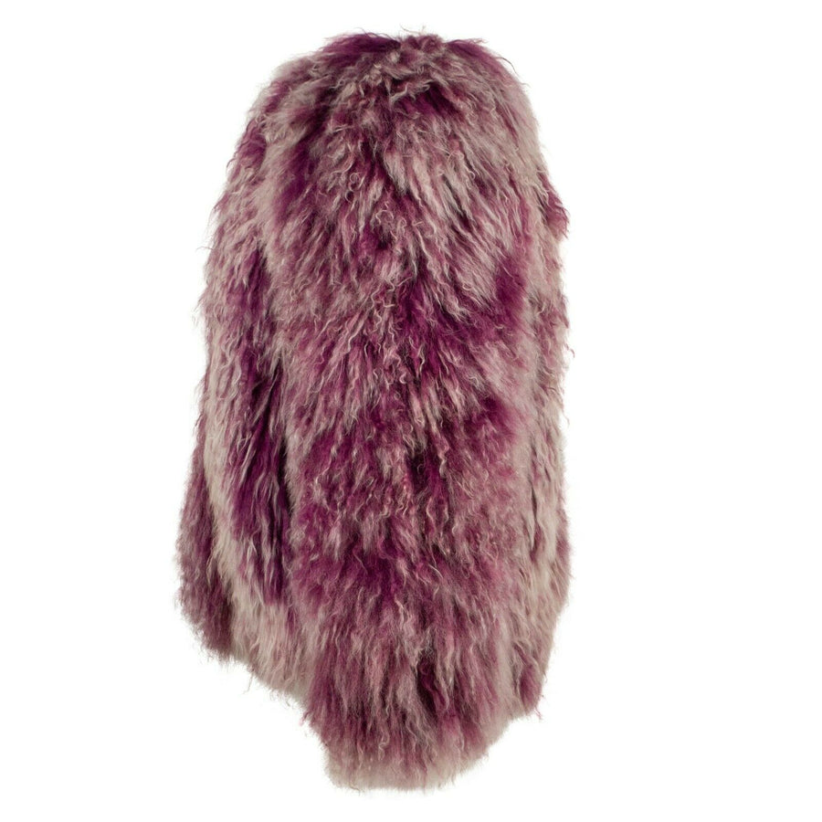 Mongolia Fur Jacket - Fuchsia