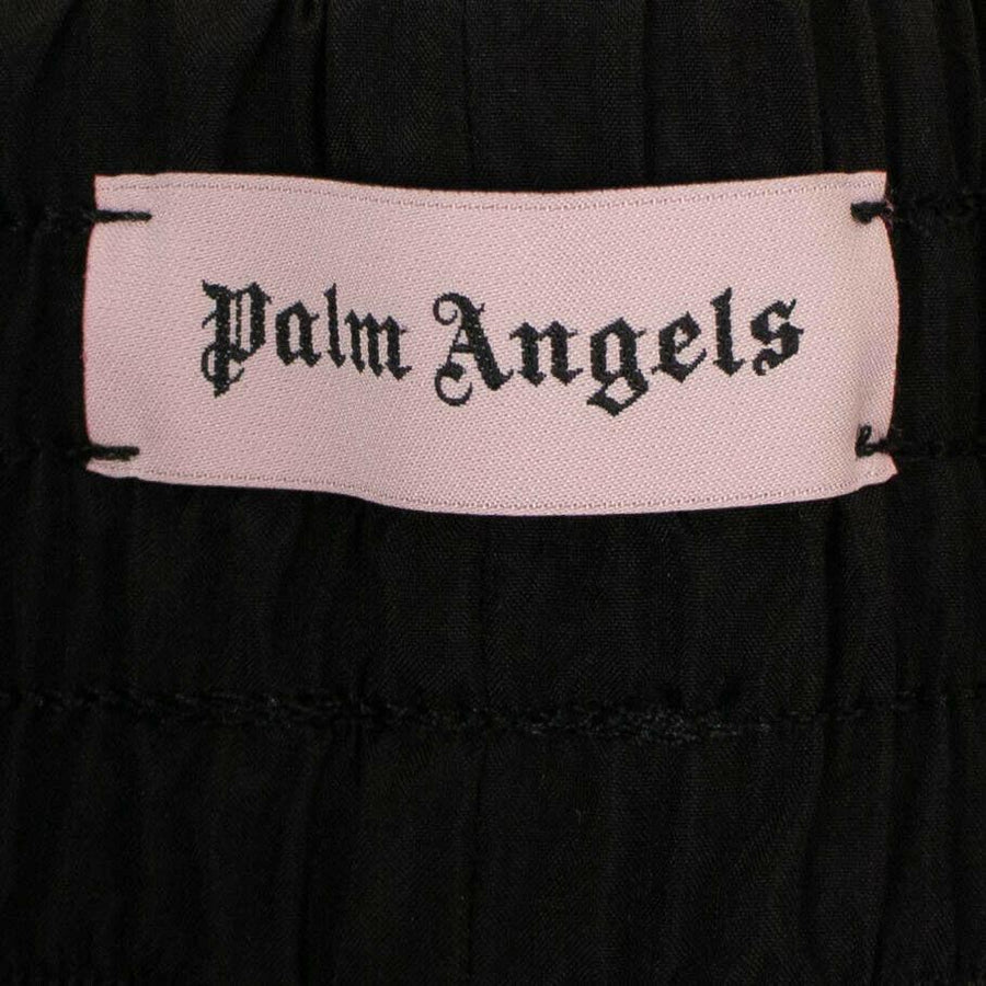 Polyamide Logo Side Stripe Track Pants - Black