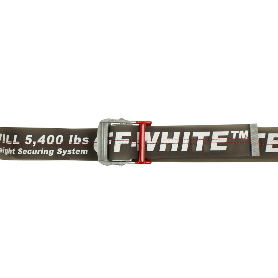 Rubber Logo Industrial Belt - Black