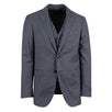 Drop 6 Micro Graph Checked Wool Two Button Three Peice Suit - Gray