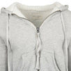 Fleece Sherpa Lined Zip Up Hoodie - Gray