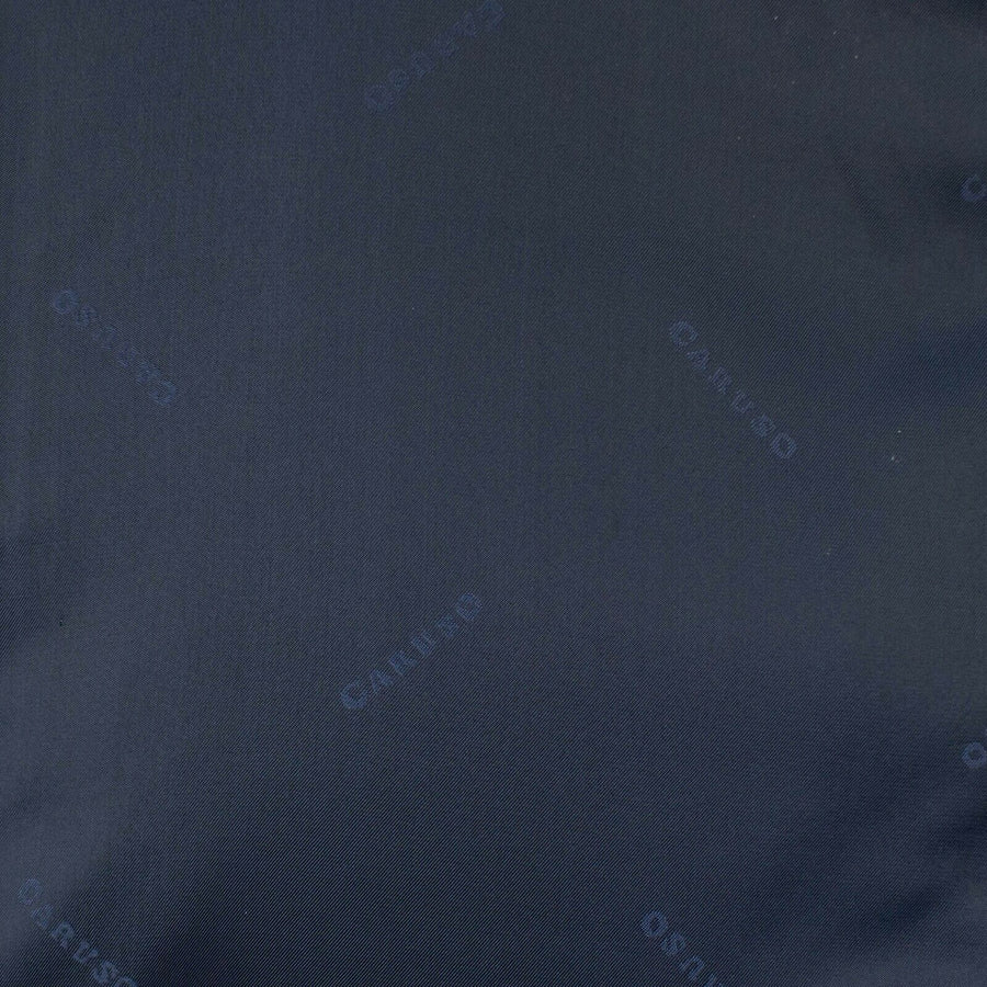 Drop 8 Plaid 3 Roll 2 Button Wool Blend Sport Coat - Navy Blue