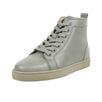 Men's Louis Leather Hi-Top Sneakers - Olive Green