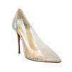 Degrastrass Pvc & Sequins 100mm Crystal Pumps - Clear / Silver