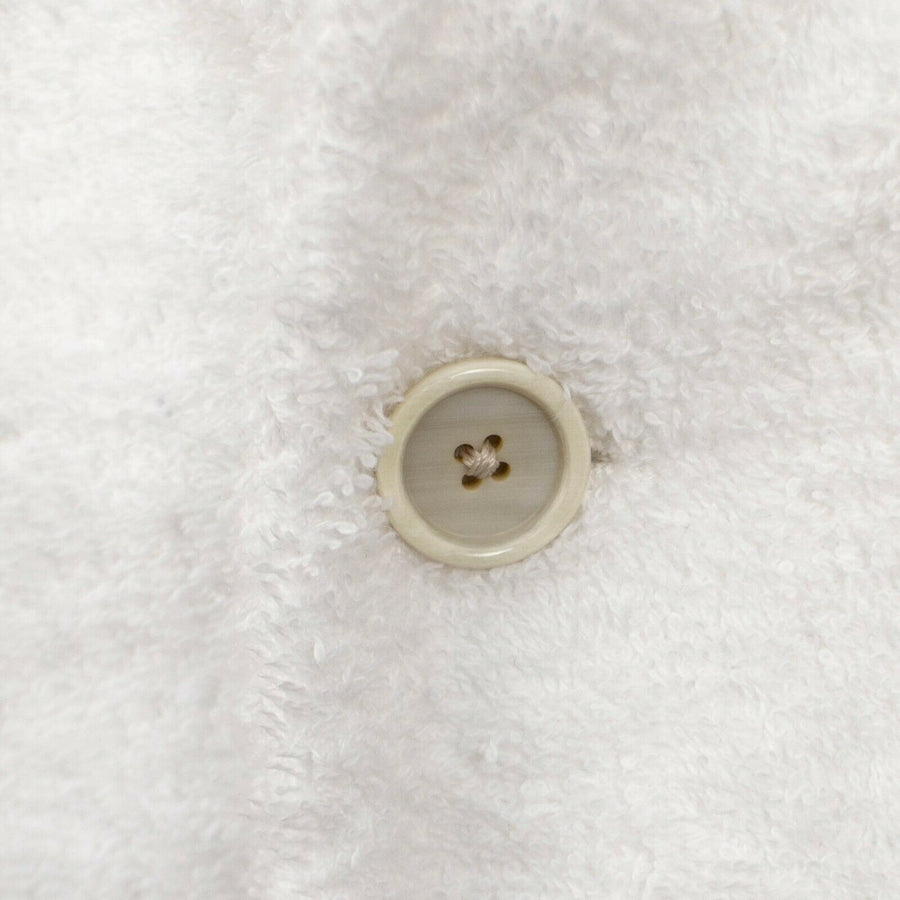 Drop 8 Terry Cotton Two Button Sport Coat Size - White