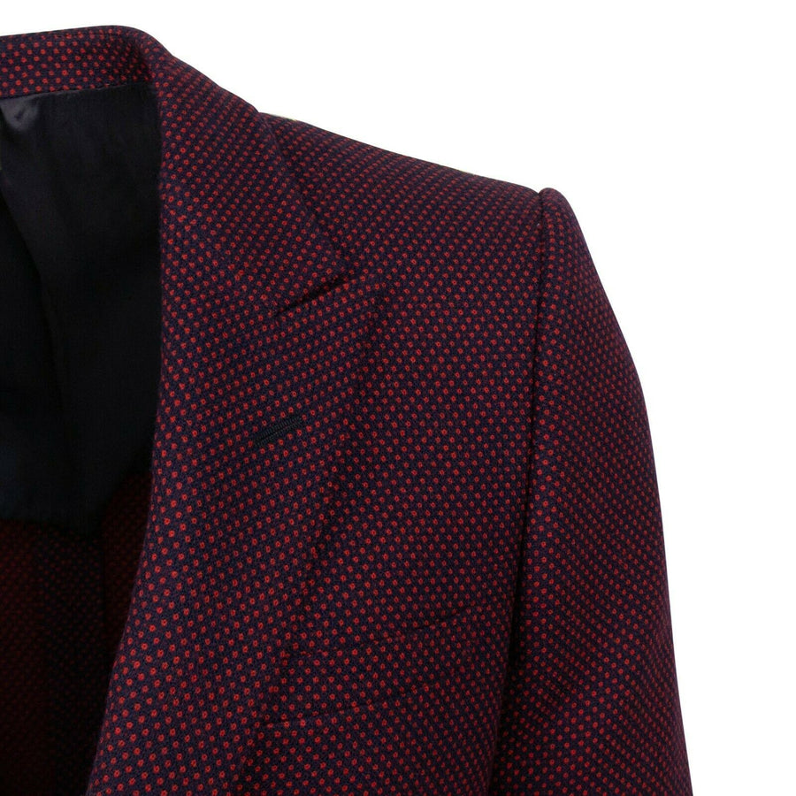Drop 10 Wool Two Button Sport Coat - Maroon