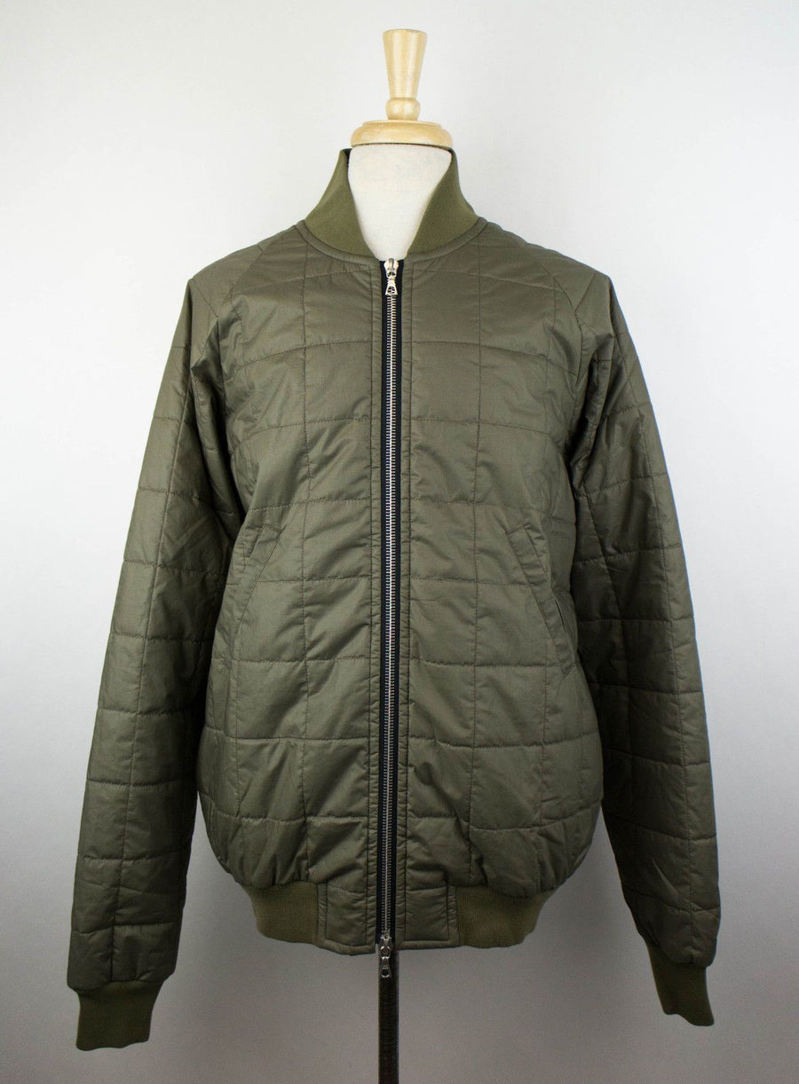 Bogota Cotton Bomber Jacket - Green