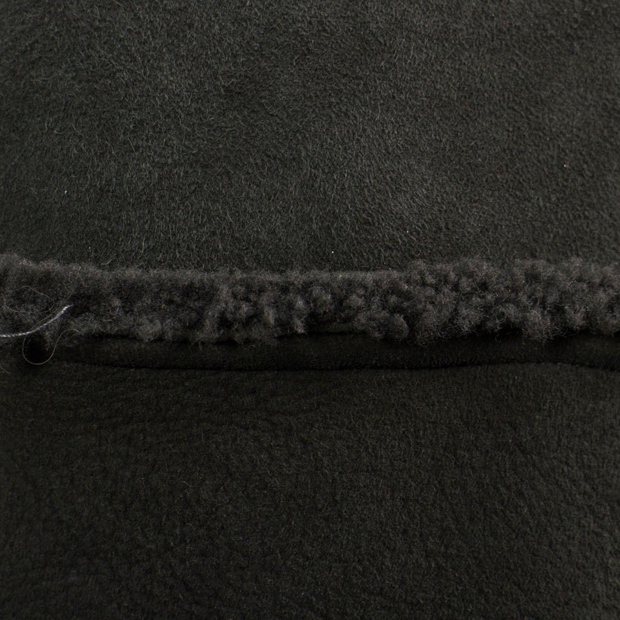 Shearling Leather 'Christian' Jacket - Gray