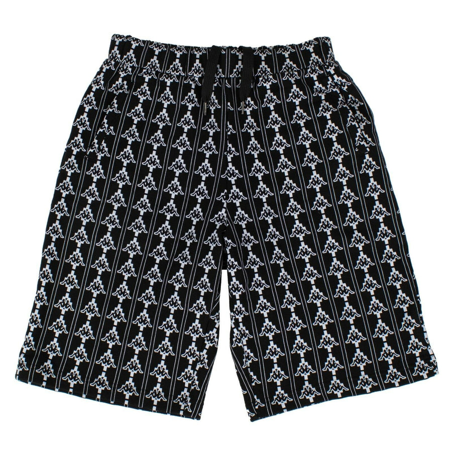 Kappa All Over Shorts - Black/White