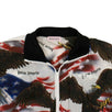 Eagle Print Polyamide Loose Fit Track Jacket