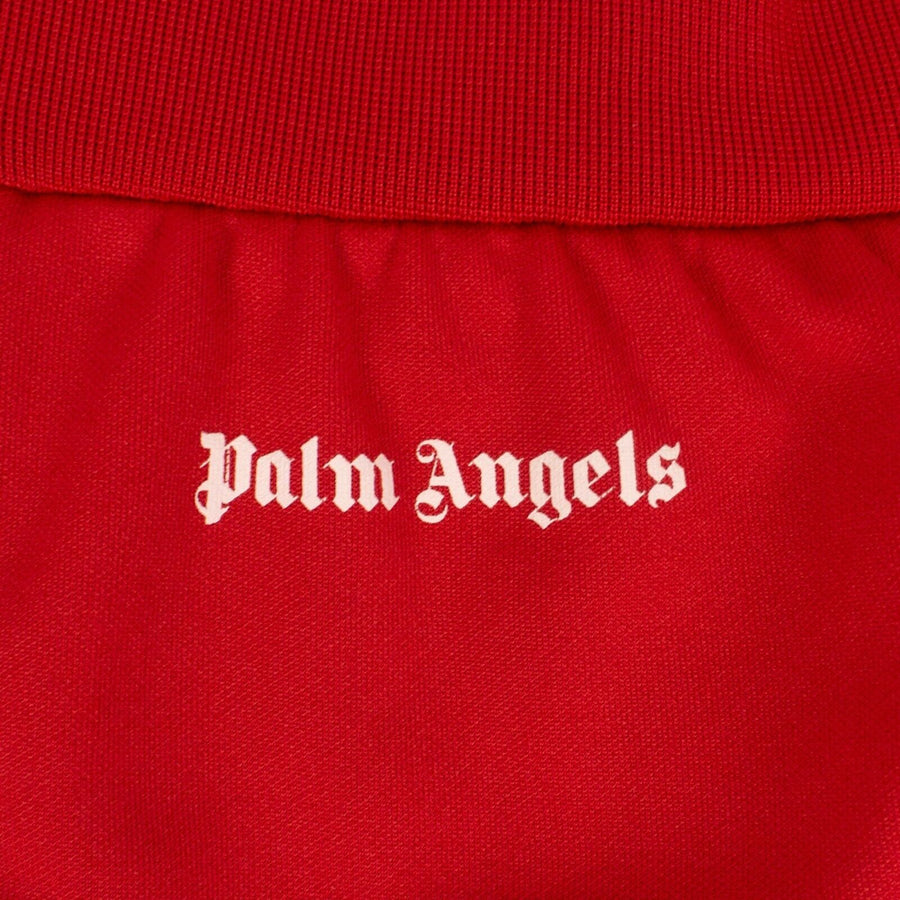 Off-The-Shoulder Zip-Up Track Jacket - Red