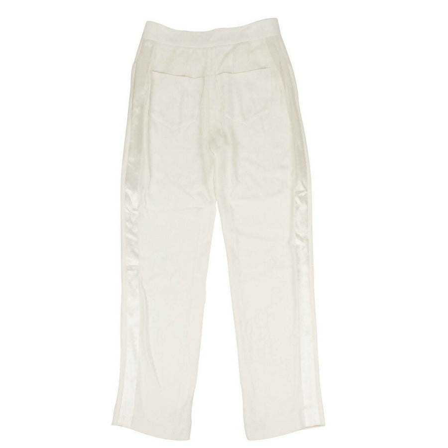 High Rise Woven Pants - Ivory